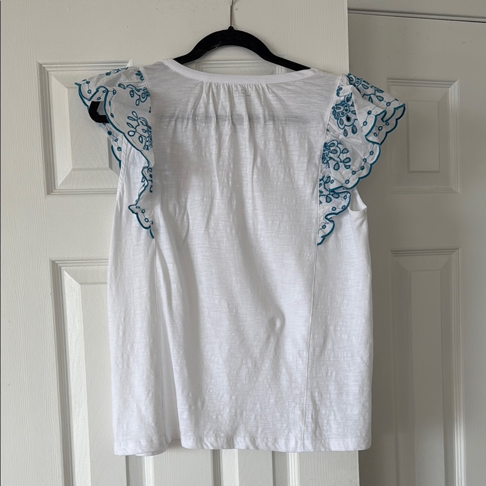 LOFT Embroidered Top - Picture 6 of 6